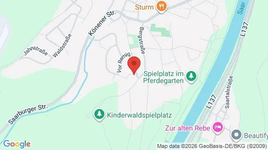 Rooms for rent i Trier-Saarburg - kort over placeringen
