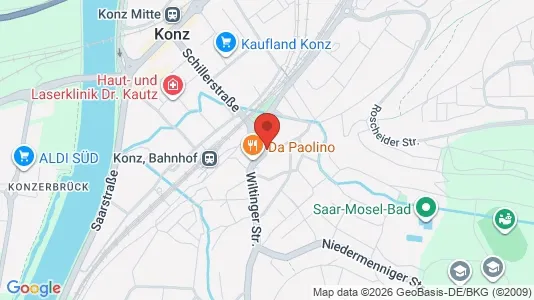 Apartments for rent i Trier-Saarburg - kort over placeringen