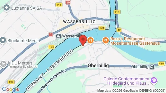 Apartments for rent i Trier-Saarburg - kort over placeringen