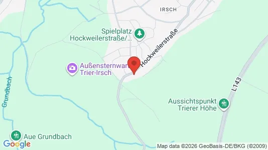 Apartments for rent i Trier - kort over placeringen