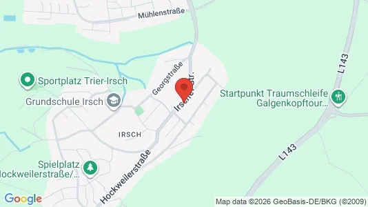 Apartments for rent i Trier - kort over placeringen