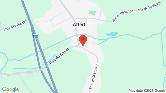 Apartments for rent i Attert - kort over placeringen