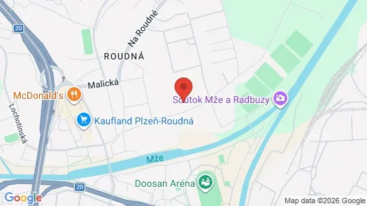 Apartments for rent i Plzeň-město - kort over placeringen