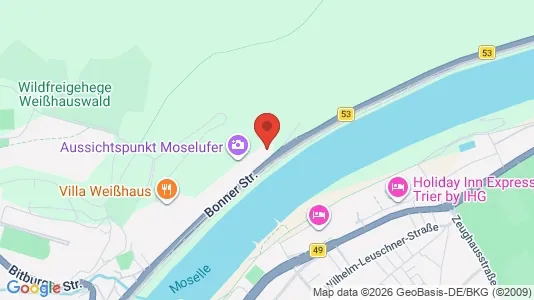Apartments for rent i Trier - kort over placeringen