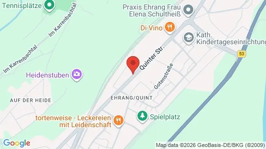 Apartments for rent i Trier - kort over placeringen