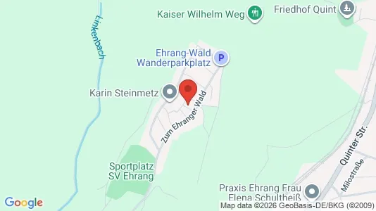 Apartments for rent i Trier - kort over placeringen