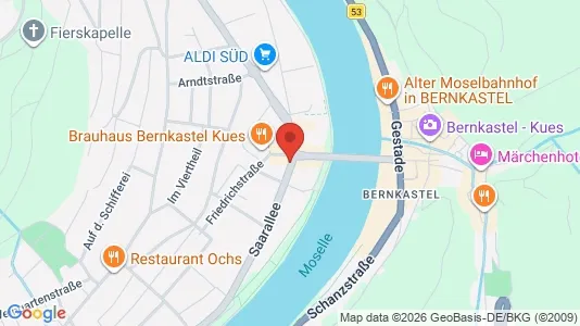 Apartments for rent i Bernkastel-Wittlich - kort over placeringen