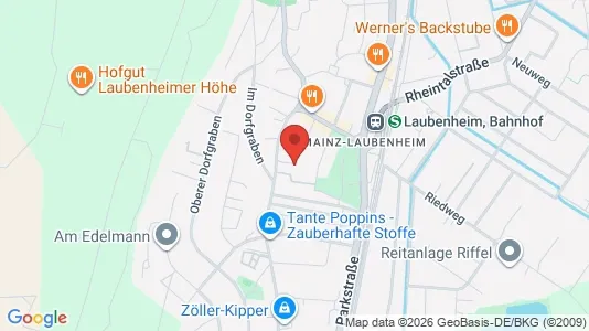 Apartments for rent i Mainz - kort over placeringen
