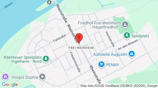 Apartments for rent i Mainz-Bingen - kort over placeringen