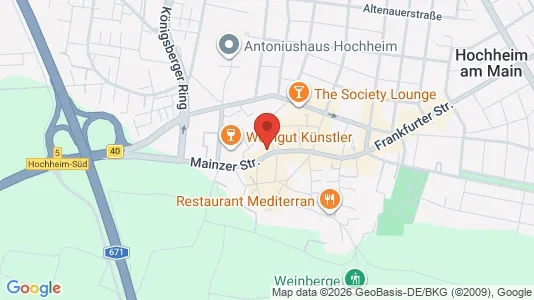 Apartments for rent i Main-Taunus-Kreis - kort over placeringen