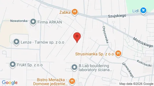 Apartments for rent i Tarnów - kort over placeringen