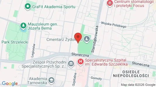 Apartments for rent i Tarnów - kort over placeringen