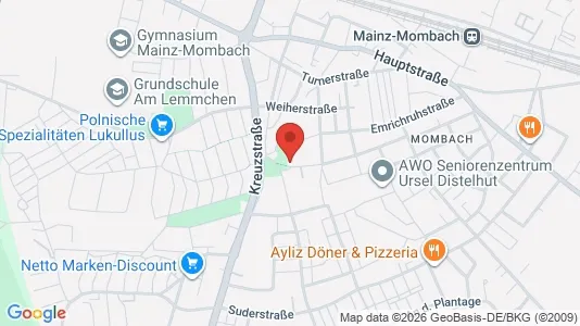Apartments for rent i Mainz - kort over placeringen