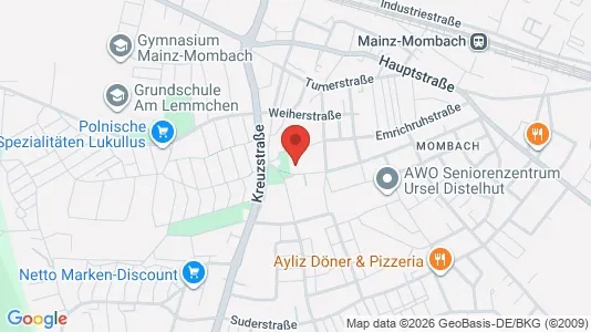 Apartments for rent i Mainz - kort over placeringen