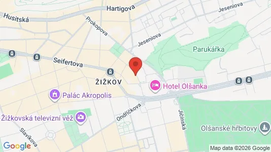Apartments for rent i Prague 10 - kort over placeringen