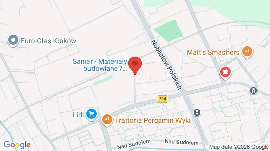 Apartments for rent i Kraków Krowodrza - kort over placeringen