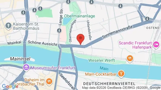 Apartments for rent i Darmstadt - kort over placeringen