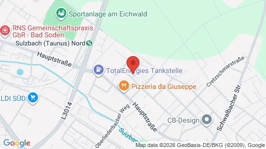 Apartments for rent i Main-Taunus-Kreis - kort over placeringen