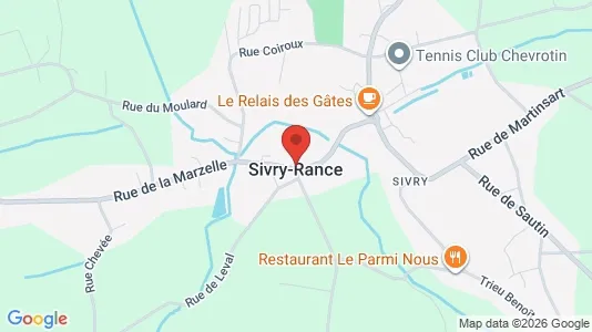 Apartments for rent i Sivry-Rance - kort over placeringen
