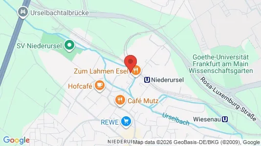 Apartments for rent i Darmstadt - kort over placeringen