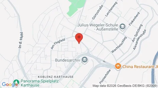 Apartments for rent i Koblenz - kort over placeringen