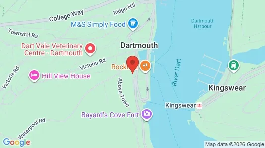 Apartments for rent i Dartmouth - Devon - kort over placeringen