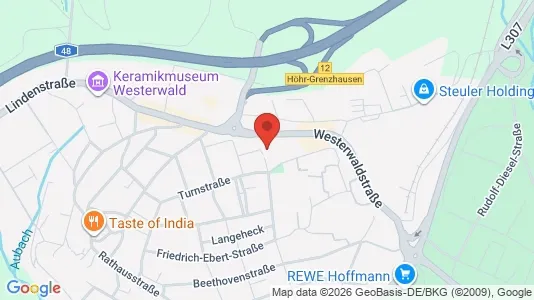 Apartments for rent i Westerwaldkreis - kort over placeringen