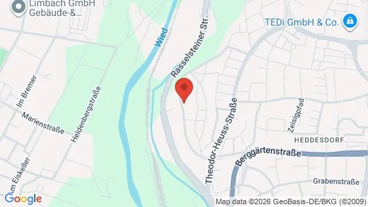 Apartments for rent i Neuwied - kort over placeringen