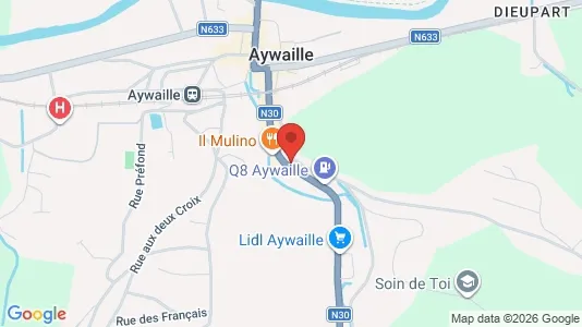 Apartments for rent i Aywaille - kort over placeringen