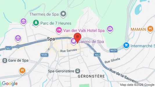 Apartments for rent i Spa - kort over placeringen