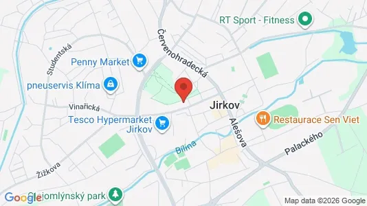 Apartments for rent i Chomutov - kort over placeringen