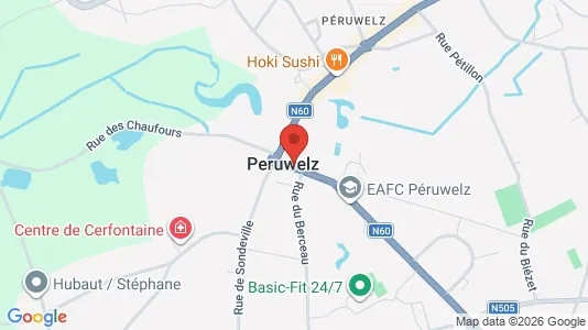 Apartments for rent i Péruwelz - kort over placeringen
