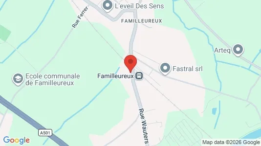 Apartments for rent i Seneffe - kort over placeringen