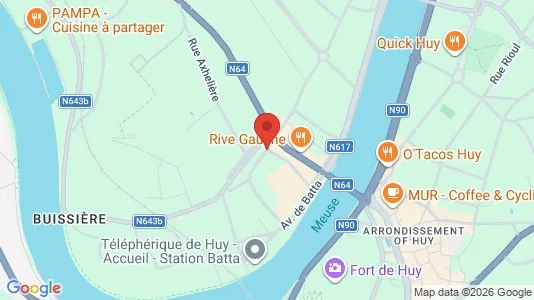 Apartments for rent i Hoei - kort over placeringen