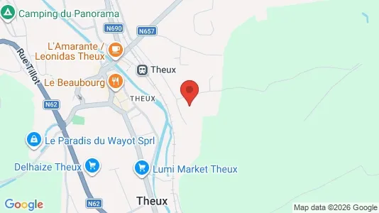 Apartments for rent i Theux - kort over placeringen