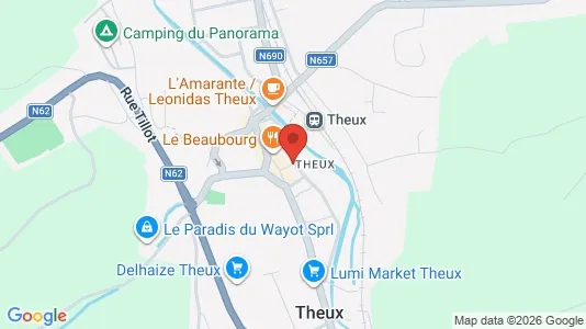 Apartments for rent i Theux - kort over placeringen