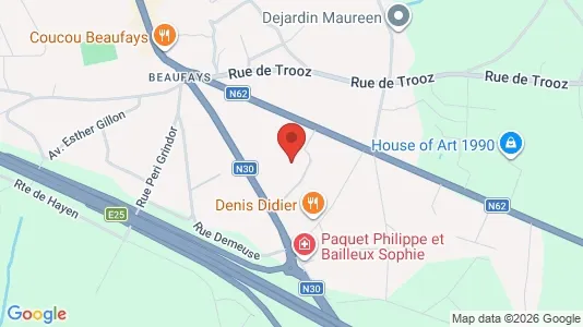 Apartments for rent i Chaudfontaine - kort over placeringen
