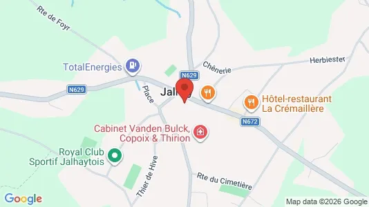 Apartments for rent i Jalhay - kort over placeringen