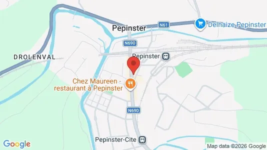 Apartments for rent i Pepinster - kort over placeringen