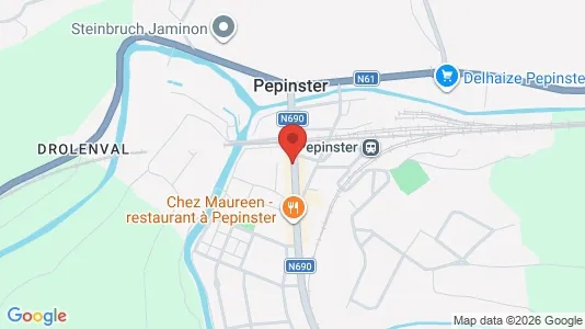 Apartments for rent i Pepinster - kort over placeringen