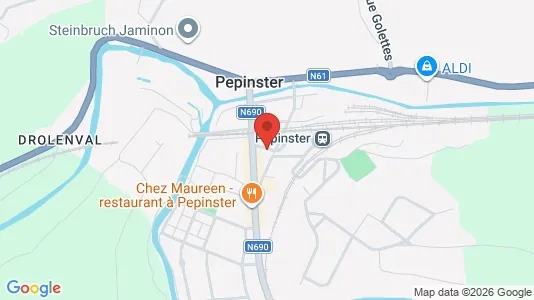 Apartments for rent i Pepinster - kort over placeringen