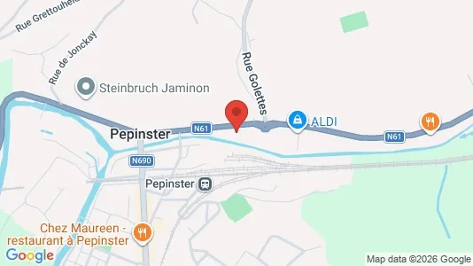 Apartments for rent i Pepinster - kort over placeringen