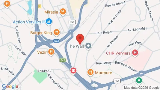 Apartments for rent i Verviers - kort over placeringen