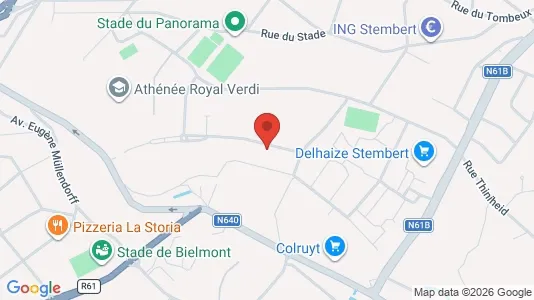 Apartments for rent i Verviers - kort over placeringen
