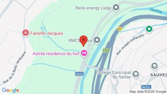 Apartments for rent i Luik - kort over placeringen