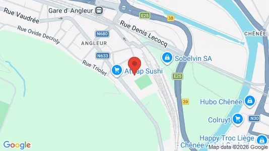 Apartments for rent i Luik - kort over placeringen