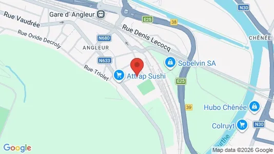 Apartments for rent i Luik - kort over placeringen