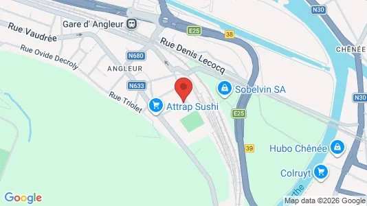 Apartments for rent i Luik - kort over placeringen