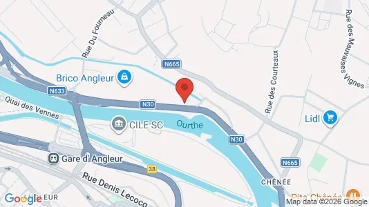 Apartments for rent i Luik - kort over placeringen