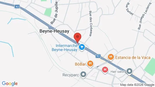 Apartments for rent i Beyne-Heusay - kort over placeringen